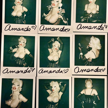Amanda Lepore: Signed Polaroid